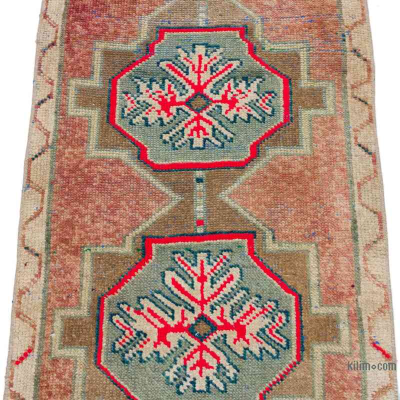 Vintage Turkish Hand-Knotted Rug - 1' 8" x 3' 2" (20" x 38") - K0062766