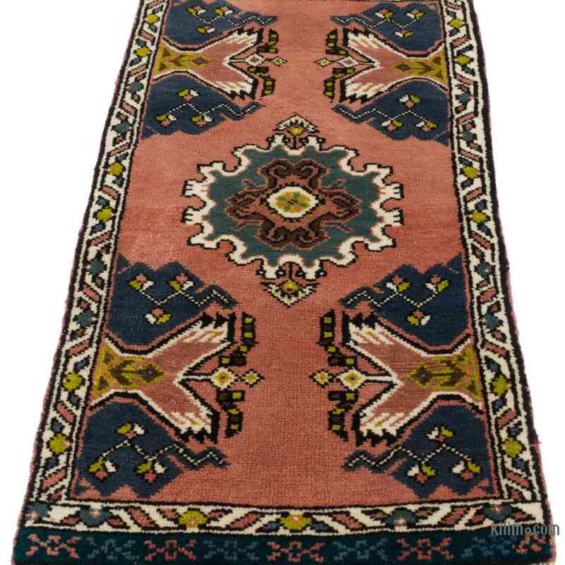 Alfombra Vintage Turca Anudada a Mano - 50 cm x 107 cm - K0062777