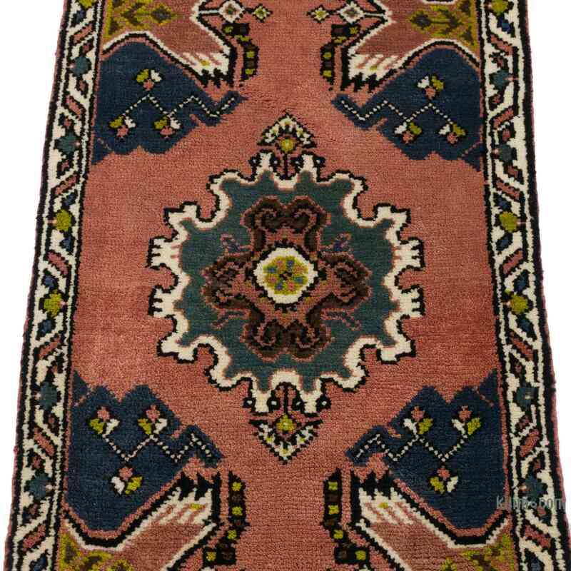Alfombra Vintage Turca Anudada a Mano - 50 cm x 107 cm - K0062777