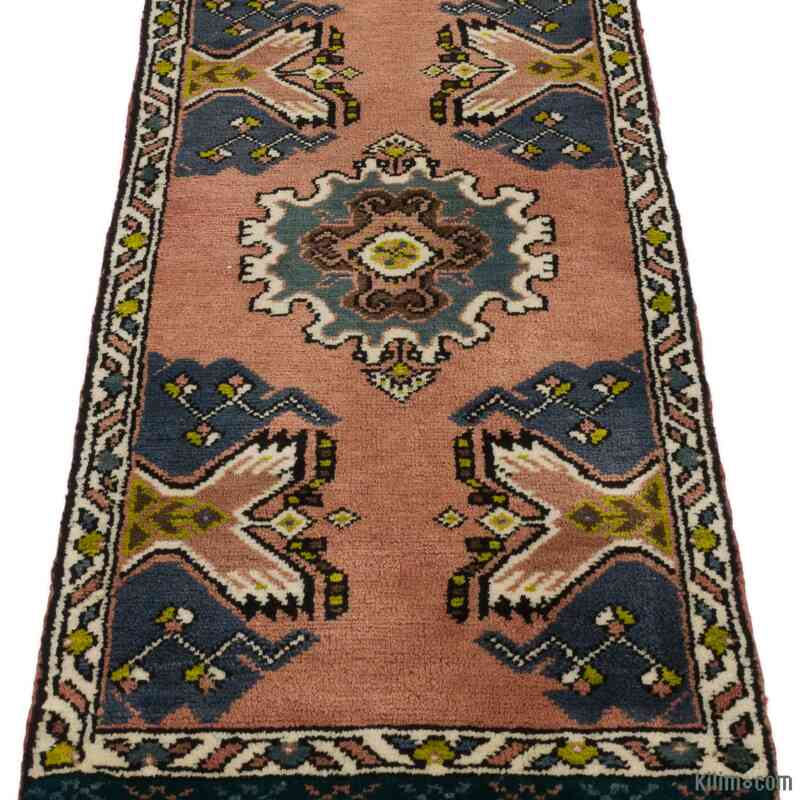 Alfombra Vintage Turca Anudada a Mano - 49 cm x 105 cm - K0062787