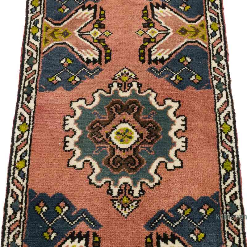 Alfombra Vintage Turca Anudada a Mano - 49 cm x 105 cm - K0062787