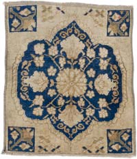 El Dokuma Vintage Halı - 54 cm x 63 cm