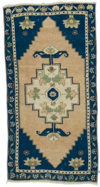 Vintage Turkish Hand-Knotted Rug - 2'  x 3' 10" (24 in. x 46 in.)
