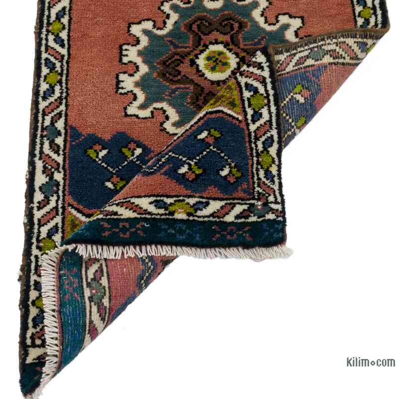 Alfombra Vintage Turca Anudada a Mano - 52 cm x 102 cm - K0062797