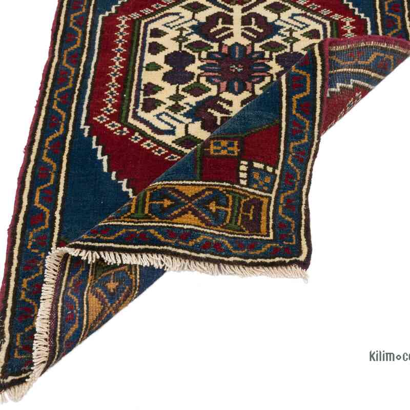 Alfombra Vintage Turca Anudada a Mano - 65 cm x 111 cm - K0062806