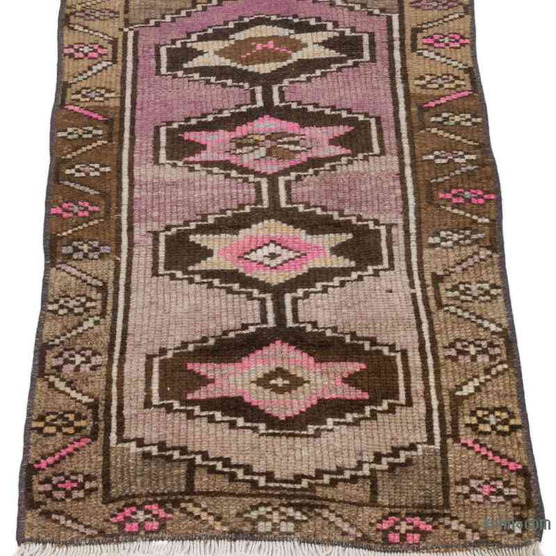 Alfombra Vintage Turca Anudada a Mano - 50 cm x 78 cm - K0062817