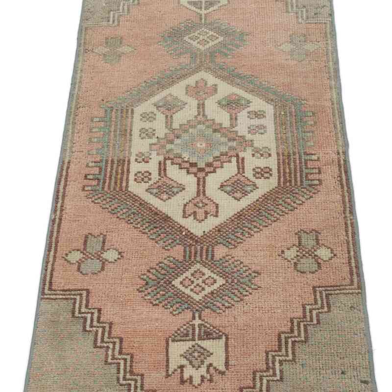 Vintage Turkish Hand-Knotted Rug - 1' 6" x 3' 2" (18 in. x 38 in.) - K0062823