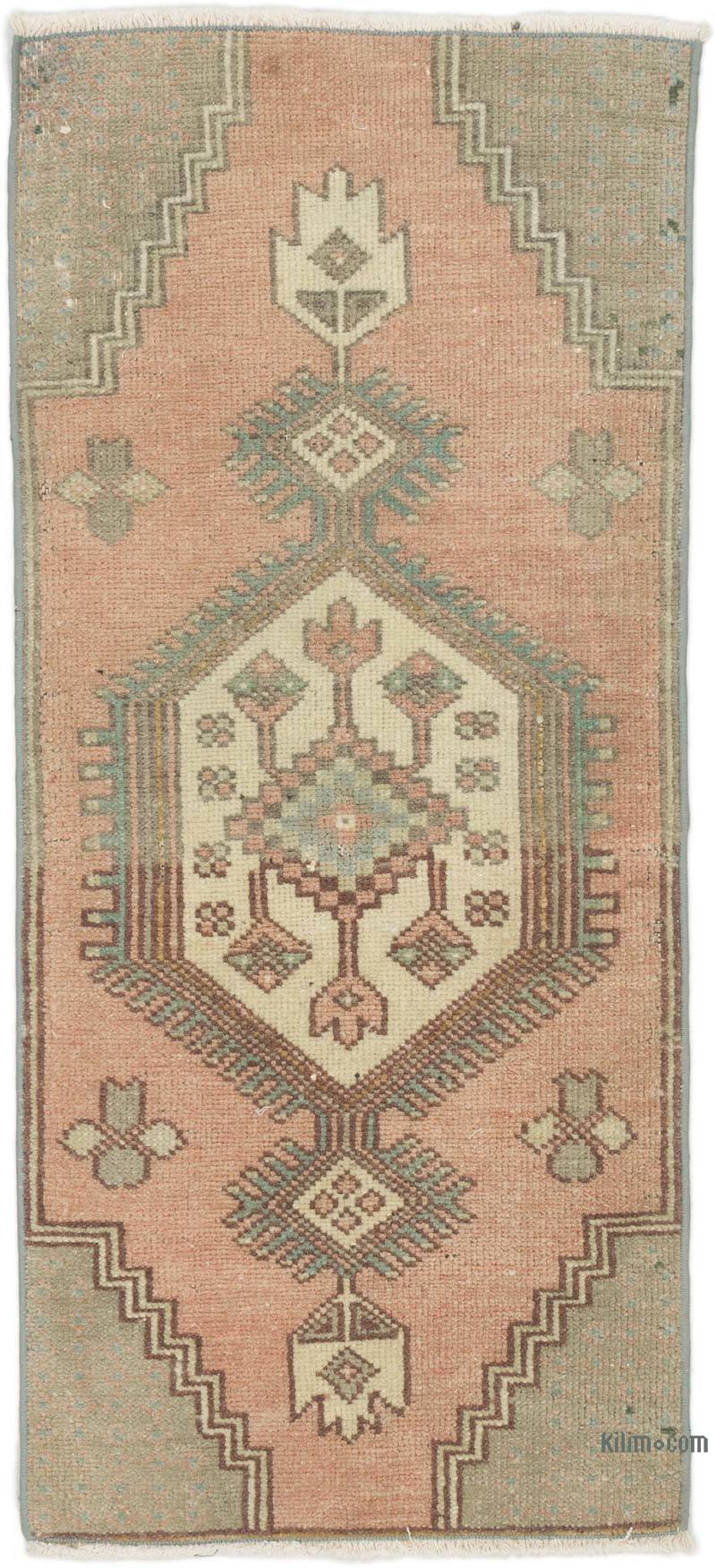 Vintage Turkish Hand-Knotted Rug - 1' 6" x 3' 2" (18 in. x 38 in.) - K0062823
