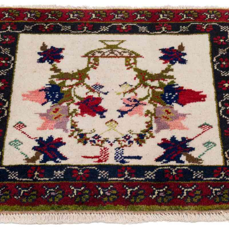 Vintage Turkish Hand-Knotted Rug - 2'  x 1' 8" (24 in. x 20 in.) - K0062826
