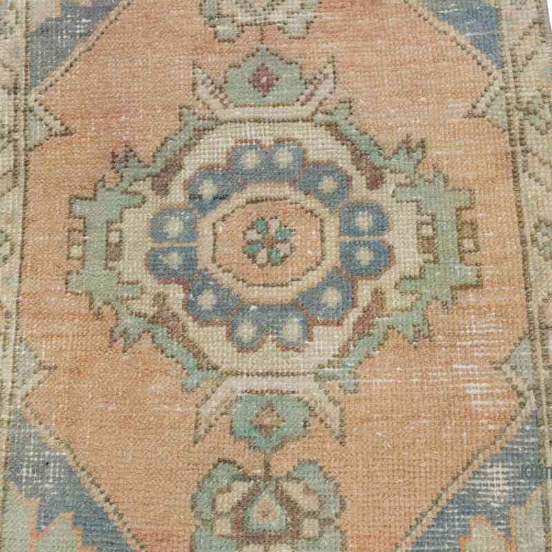 Alfombra Vintage Turca Anudada a Mano - 49 cm x 87 cm - K0062828