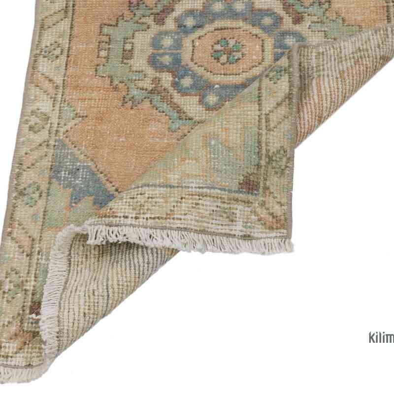 Alfombra Vintage Turca Anudada a Mano - 49 cm x 87 cm - K0062828