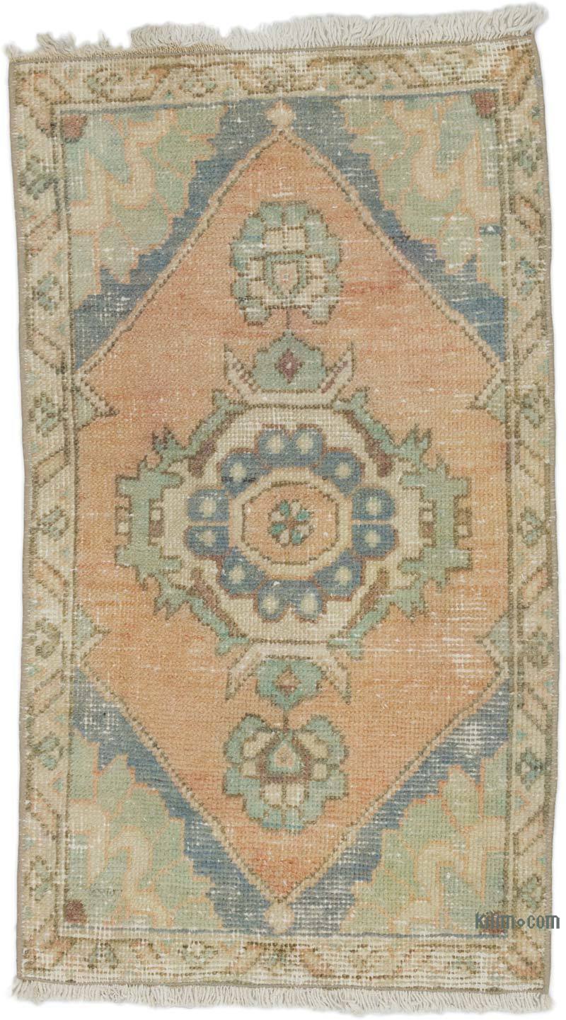 Alfombra Vintage Turca Anudada a Mano - 49 cm x 87 cm - K0062828