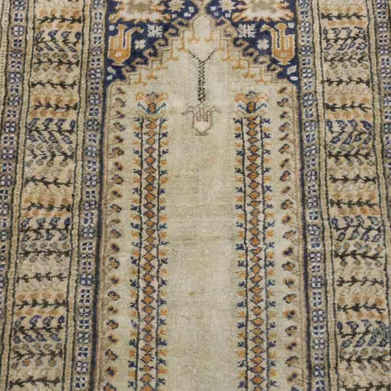 Vintage Turkish Hand-Knotted Rug - 1' 10" x 3' 1" (22 in. x 37 in.) - K0062831
