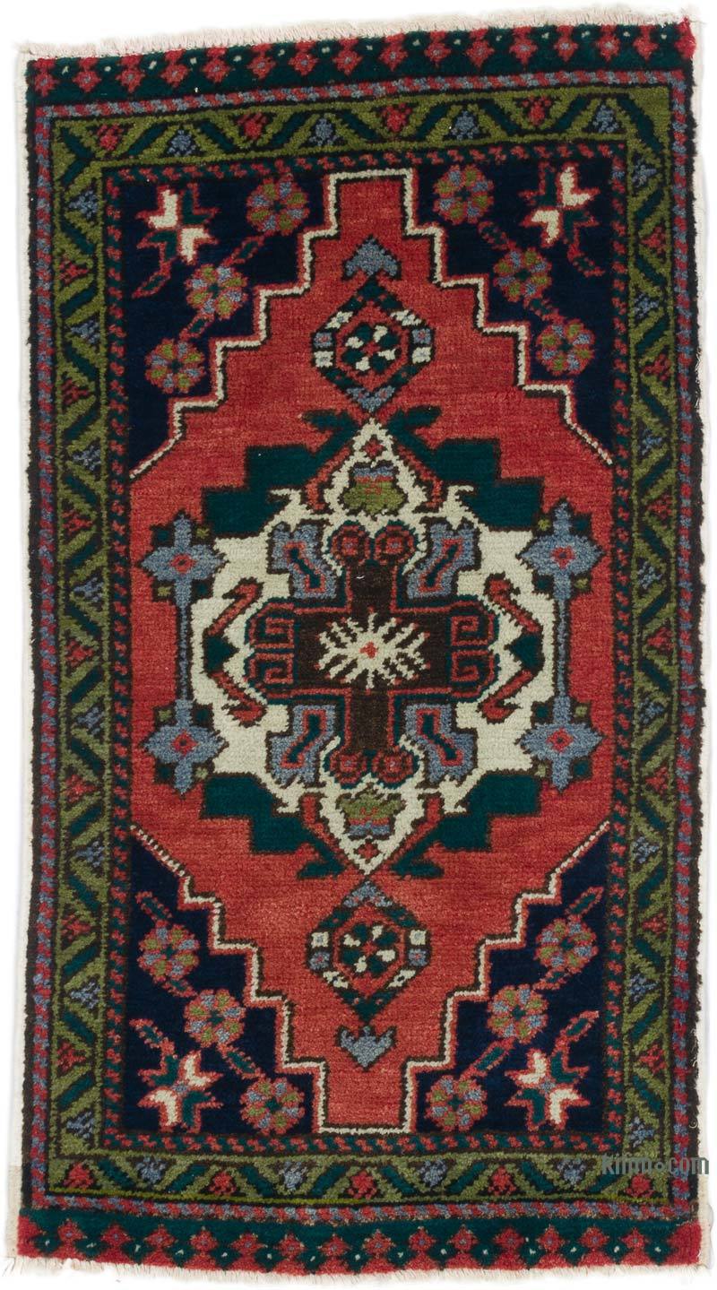 Vintage Turkish Hand-Knotted Rug - 1' 10" x 3' 3" (22 in. x 39 in.) - K0062839