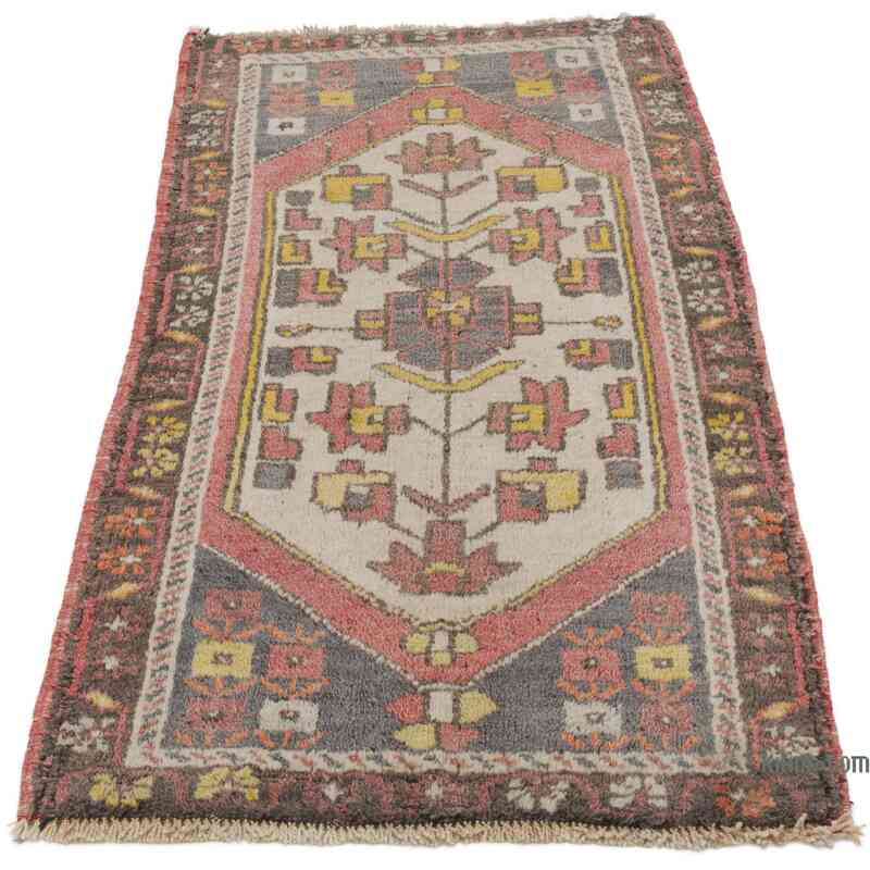El Dokuma Vintage Hali - 59 cm x 103 cm - K0062840