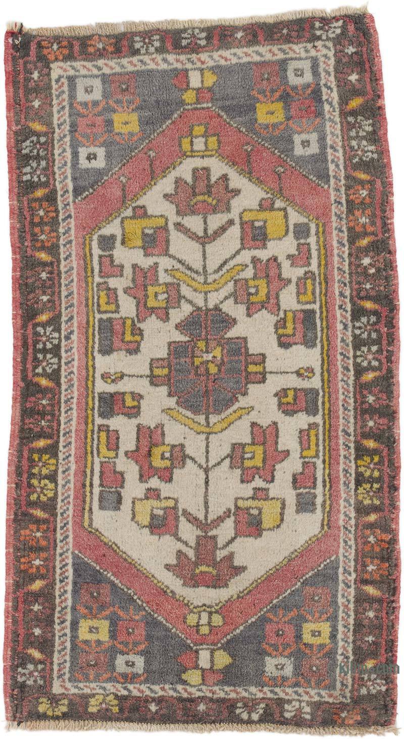 El Dokuma Vintage Hali - 59 cm x 103 cm - K0062840