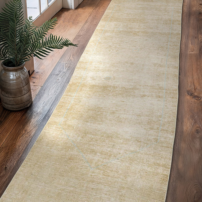 El Dokuma Vintage Halı - 77 cm x 325 cm - K0062842