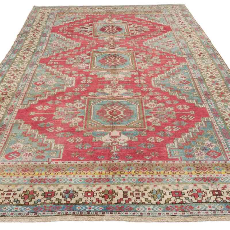 Alfombra Vintage Turca Anudada a Mano - 166 cm x 303 cm - K0062844