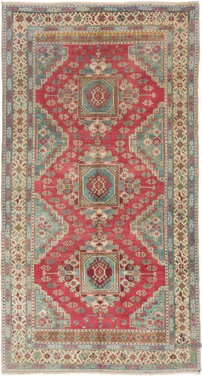 El Dokuma Vintage Halı - 166 cm x 303 cm