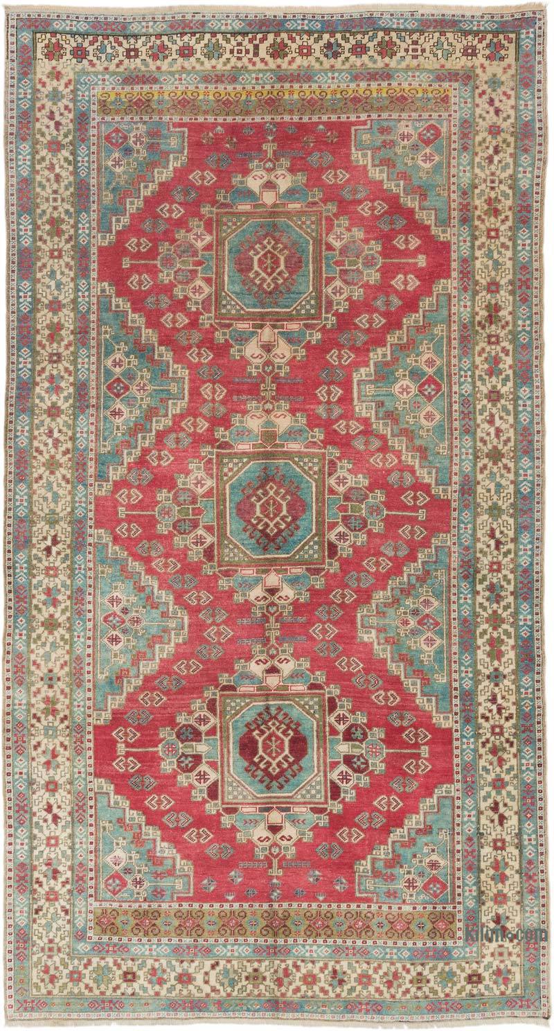 Alfombra Vintage Turca Anudada a Mano - 166 cm x 303 cm - K0062844