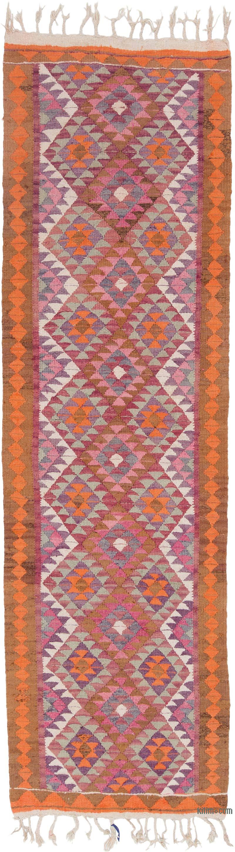 Vintage Anadolu Kilim Yolluk - 92 cm x 315 cm - K0062858