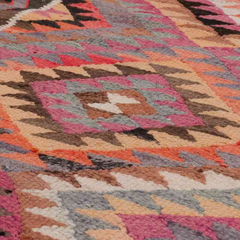 Vintage Tribal Kilim Runner - 3' 1" x 10' 5" (37" x 125") - K0062859