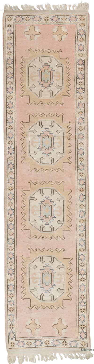 Vintage Turkish Hand-Knotted Rug - 3'  x 11' 11" (36 in. x 143 in.)