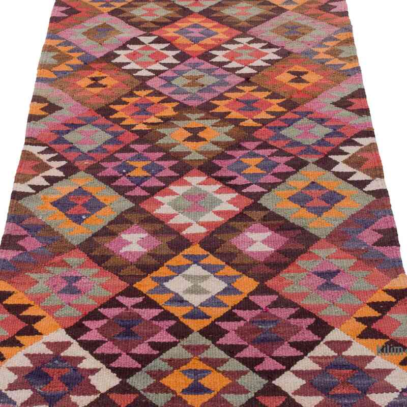 Vintage Tribal Kilim Runner - 2' 11" x 9' 10" (35" x 118") - K0062885