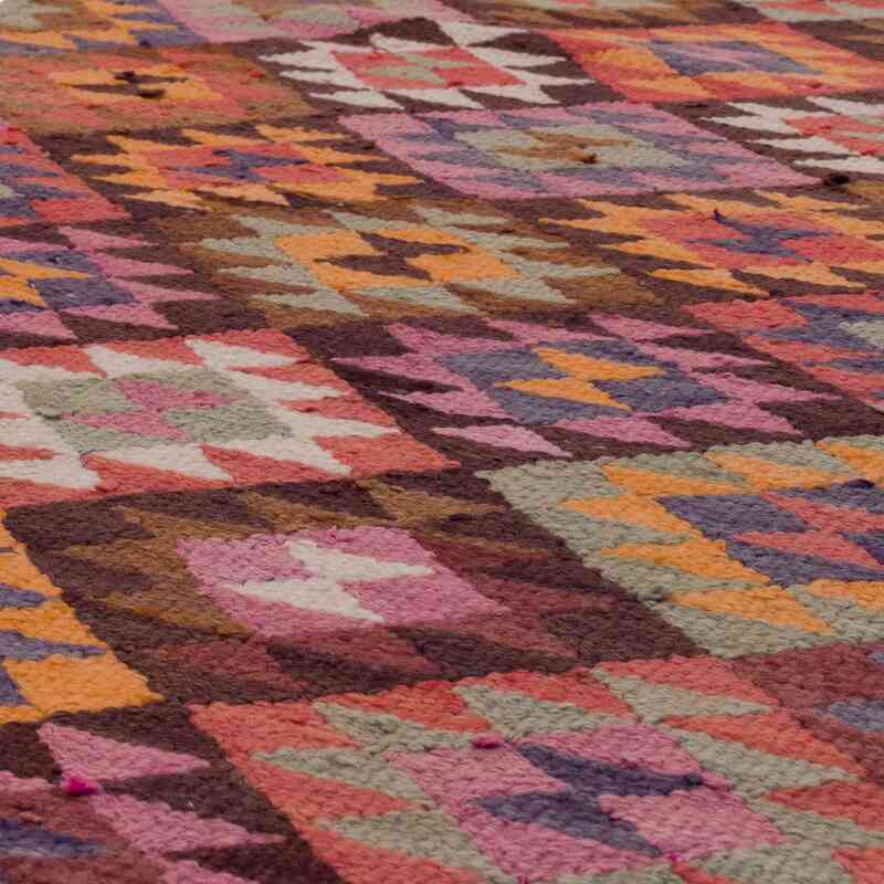 Vintage Tribal Kilim Runner - 2' 11" x 9' 10" (35" x 118") - K0062885
