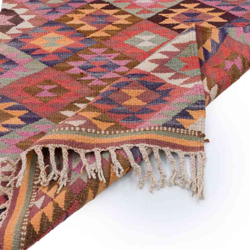 Vintage Tribal Kilim Runner - 2' 11" x 9' 10" (35" x 118") - K0062885