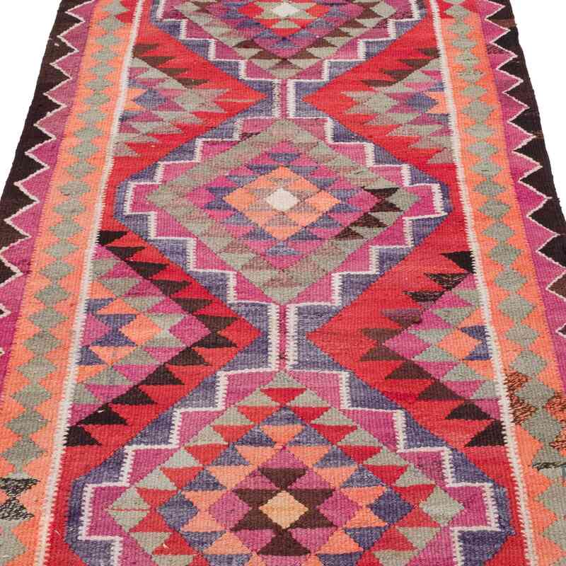 Vintage Tribal Kilim Runner - 3' 2" x 10' 8" (38" x 128") - K0062887