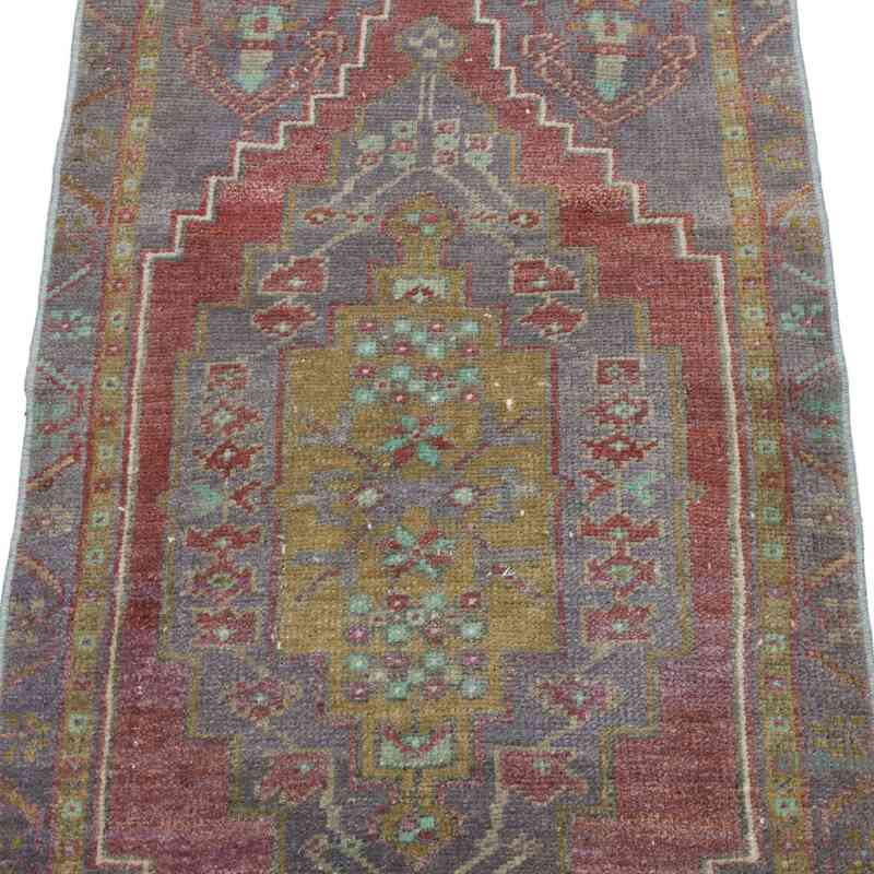 Vintage Turkish Hand-Knotted Rug - 1' 8" x 3' 9" (20 in. x 45 in.) - K0062912