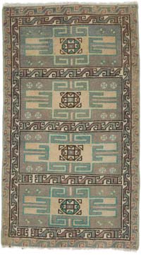 El Dokuma Vintage Halı - 50 cm x 90 cm