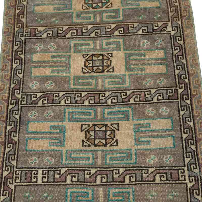 Alfombra Vintage Turca Anudada a Mano - 50 cm x 90 cm - K0062913