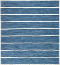 Blue New Handwoven Turkish Kilim Rug - 9' 10" x 10' 6" (118" x 126")