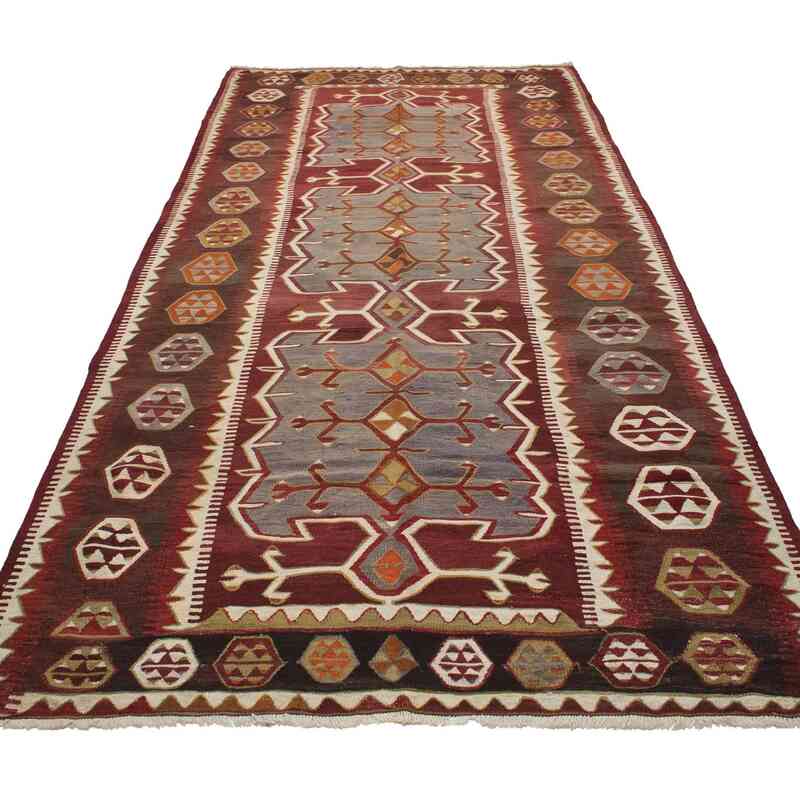 Vintage Konya Kilim Rug - 5' 4" x 12'  (64" x 144") - K0063059
