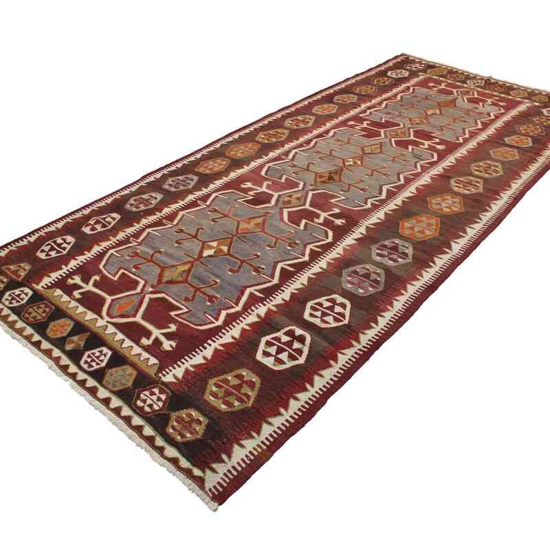 Vintage Konya Kilim Rug - 5' 4" x 12'  (64" x 144") - K0063059