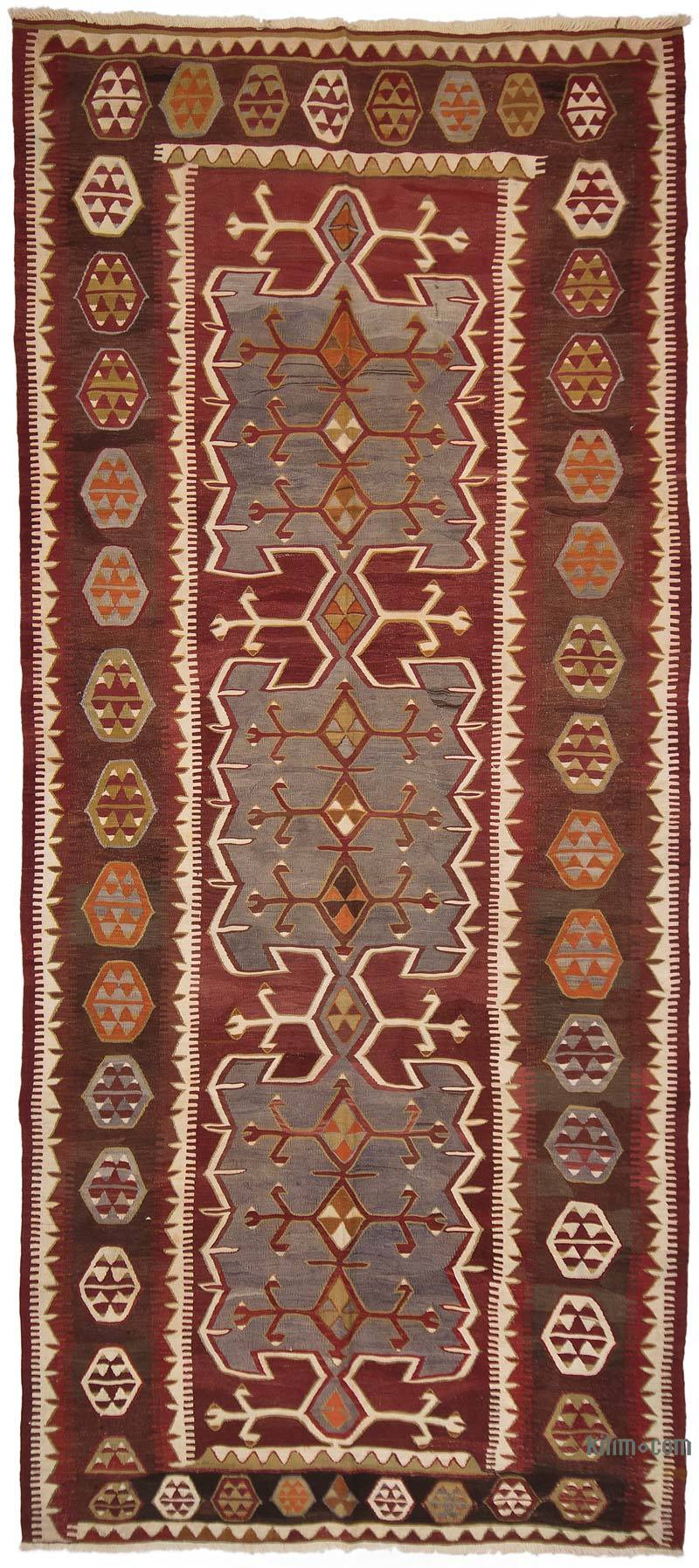Vintage Konya Kilim Rug - 5' 4" x 12'  (64" x 144") - K0063059