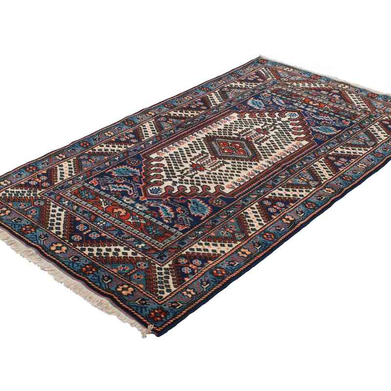 Vintage Turkish Hand-Knotted Rug - 3' 7" x 6' 5" (43" x 77") - K0063065