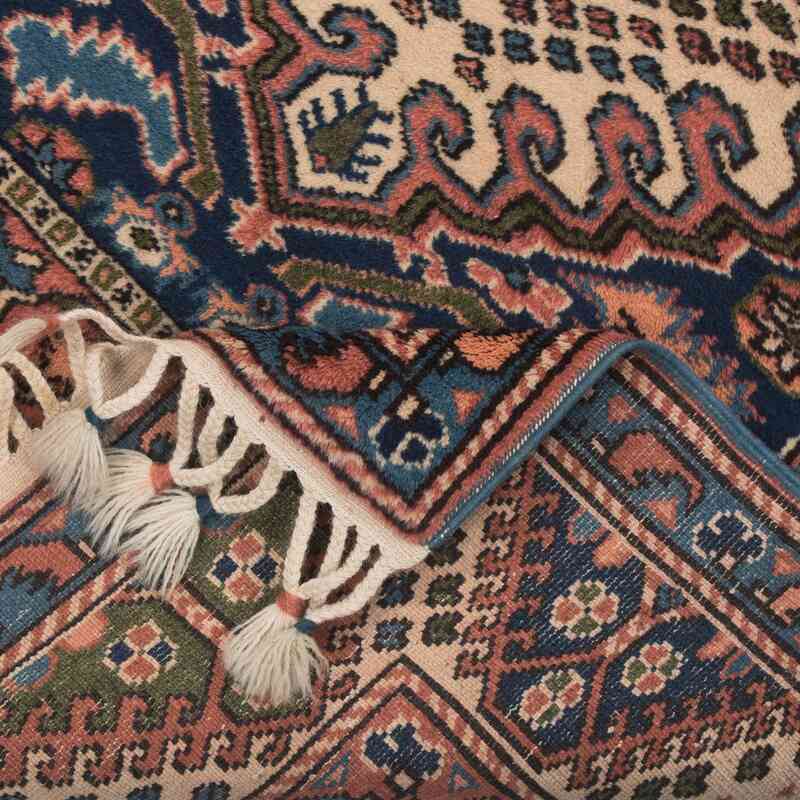 Alfombra Vintage Turca Anudada a Mano - 100 cm x 192 cm - K0063078
