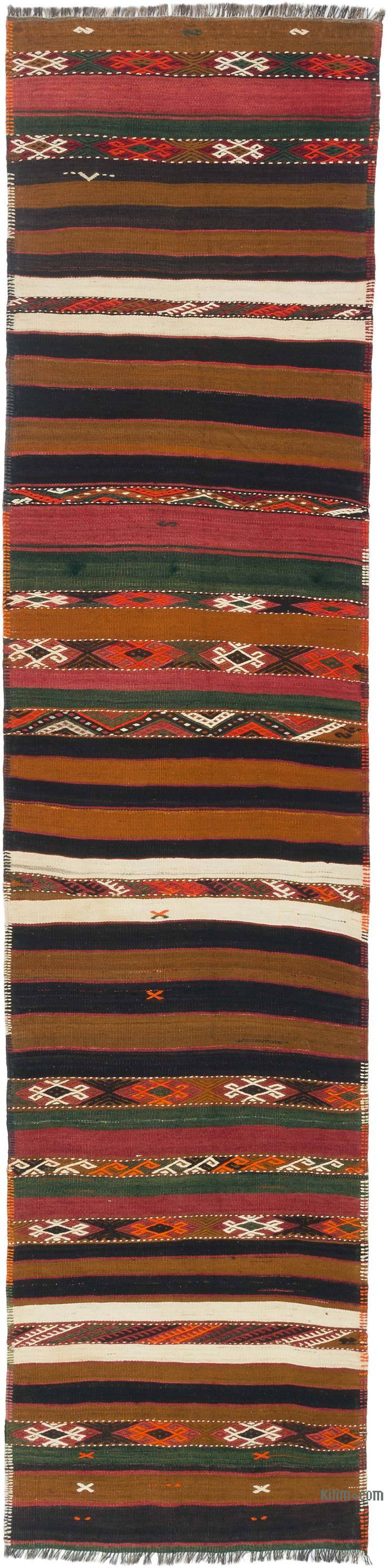 Corredor Vintage Malatya Kilim - 82 cm x 342 cm - K0063087