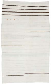 Vintage Anatolian Hemp Kilim Rug - 6' 2" x 10' 4" (74" x 124")