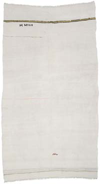 Vintage Anatolian Hemp Kilim Rug - 5' 10" x 10' 6" (70" x 126")