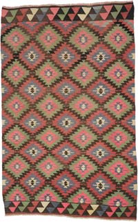 Vintage Mihalic Kilim Rug - 6' 3" x 10'  (75" x 120")