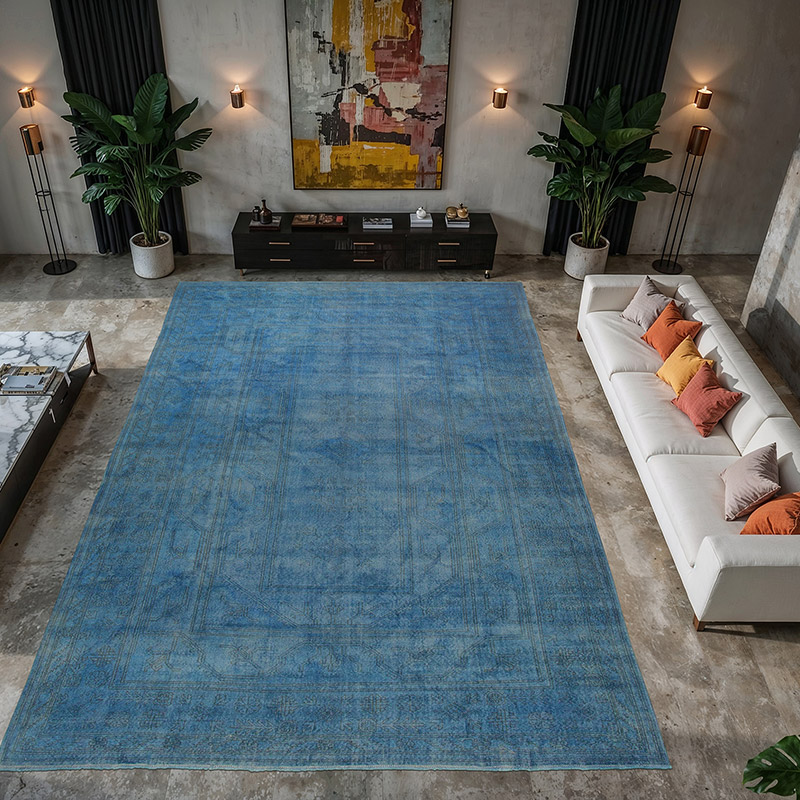 Nueva Alfombra Turca Anudada a Mano Sobre Teñida - 313 cm x 451 cm - K0063123