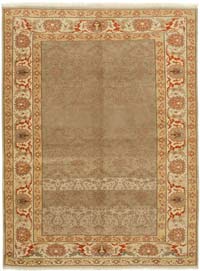 New Hand Knotted Wool Oushak Rug - 5' 9" x 7' 9" (69" x 93")