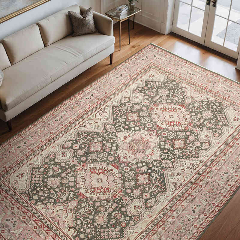 Nueva Alfombra Oushak Tejida a Mano - 245 cm x 351 cm - K0063128