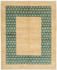 New Hand Knotted Wool Oushak Rug - 6' 6" x 7' 10" (78" x 94")