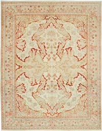 New Hand Knotted Wool Oushak Rug - 7' 10" x 10' 2" (94" x 122")