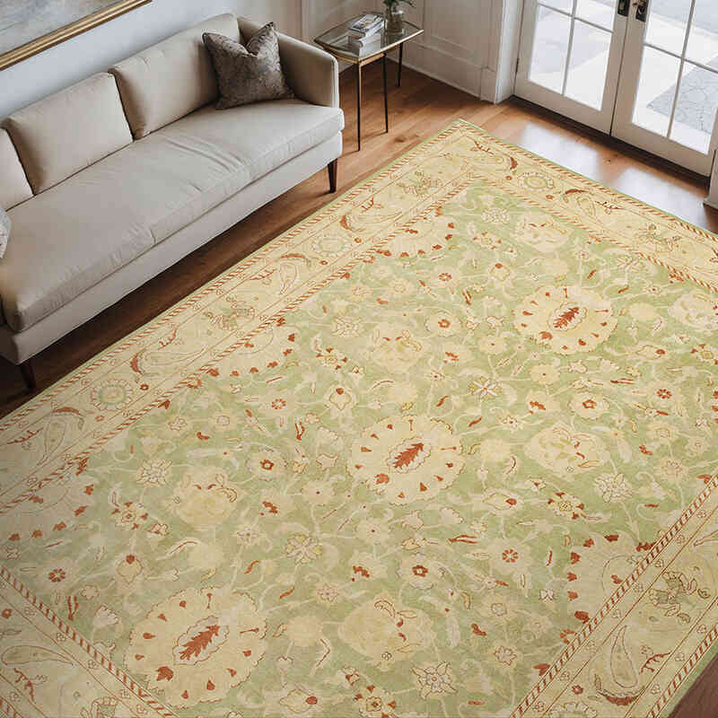 Nueva Alfombra Oushak Tejida a Mano - 267 cm x 344 cm - K0063135